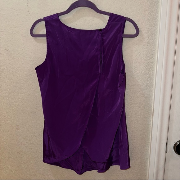 Purple Flowy Kenneth Cole New York Tunic Top - Picture 7 of 9